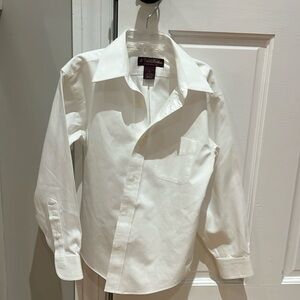 Boys Brooks Brothers Non-Iron Supima Pinpoint Cotton Dress Shirt